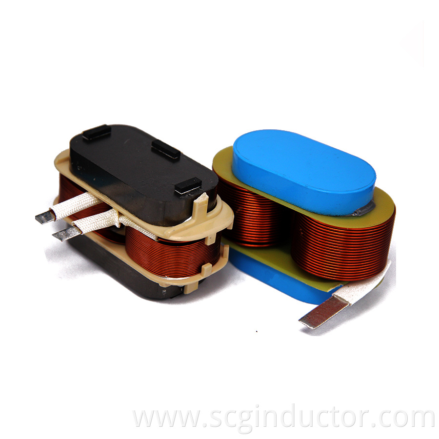High current magnetic ring inductor